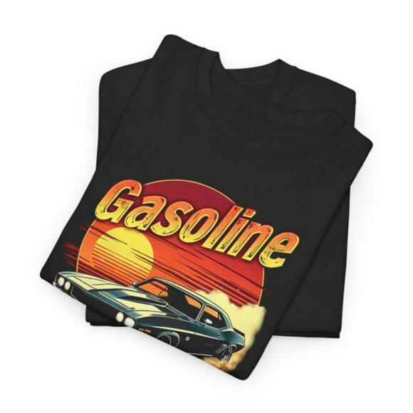 Gasoline Forever Funny Gas Cars Lover T-Shirt - Picture 3 of 6